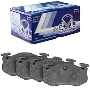 Kit Pastilha Freio Traseiro Syl Peugeot 207 Sedan 2009 2010 2011 2012 2013 2014 2015 Bendix