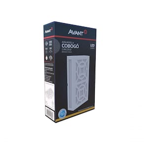 Arandela Led Cobogó Circolo 12w 3000k Branco Biv Ip65 Avant