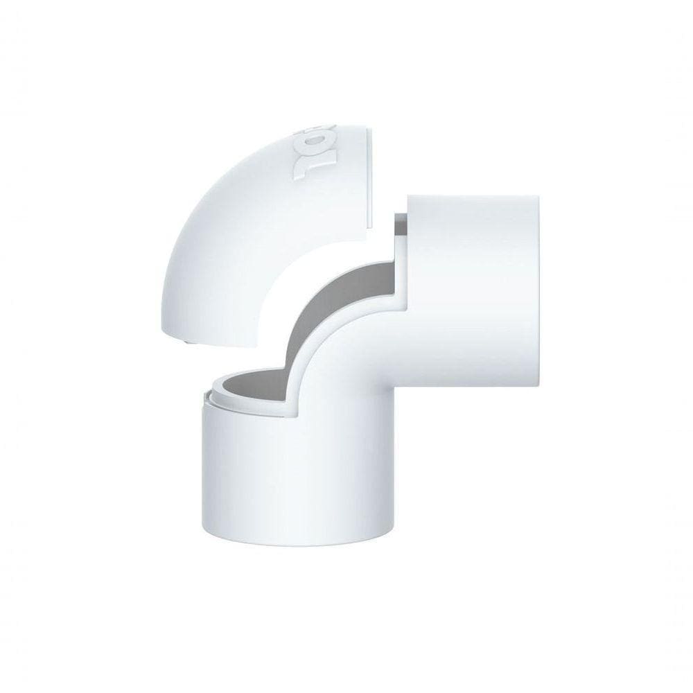 Joelho Pvc 1/2" Para Eletroduto Branco Inpol