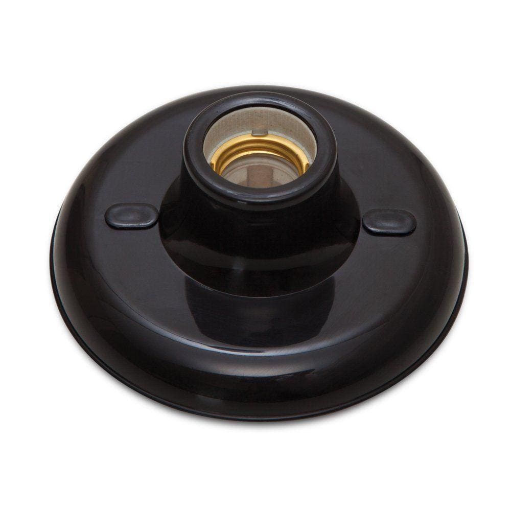 Plafon Comum 1xe27 Preto