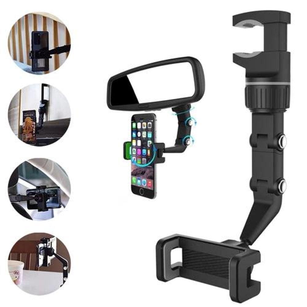 Suporte Para Celular Multifuncional 360 espelho retrovisor universal