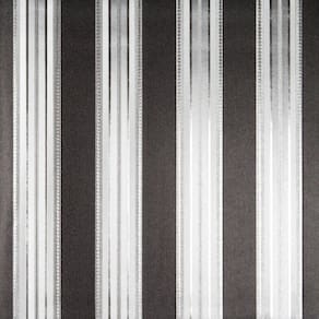 Papel de Parede Vinílico Book Vogue 53cm x 10m Rolo Estampa Vertical Brilho Cinza