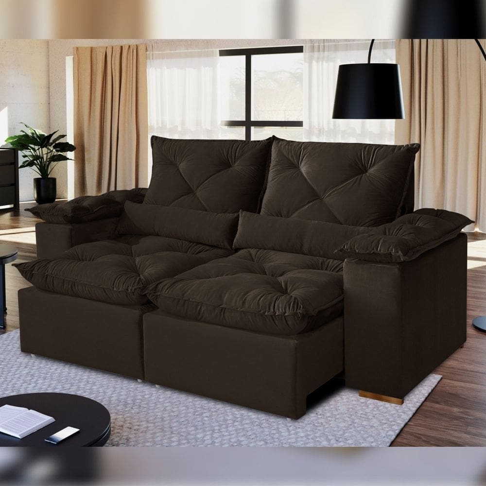 Sofá Retrátil e Reclinável 2 Lugares 196cm Londres