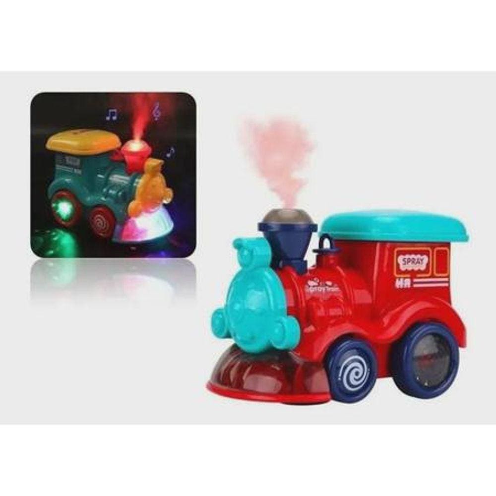 Trem De Brinquedo Com Trilho A Pilha Locomotiva Infantil