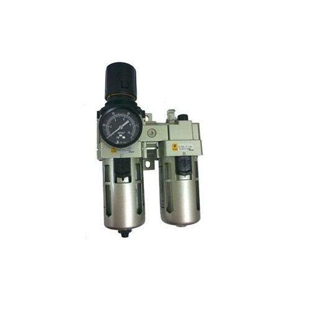 Conjunto FRL Filtro Regulador Lubrificador de Ar Comprimido de 3/8"