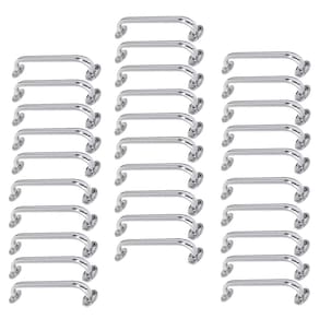 Alça de Apoio Barra Inox 50cm Kit 30 Unidades Inox Acessibilidade Banheiro Idoso Cadeirante Suporte Corrimao Segurança