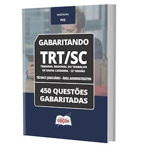 Caderno Trt Sc 2023 - Técnico Judiciário Área Administrativa