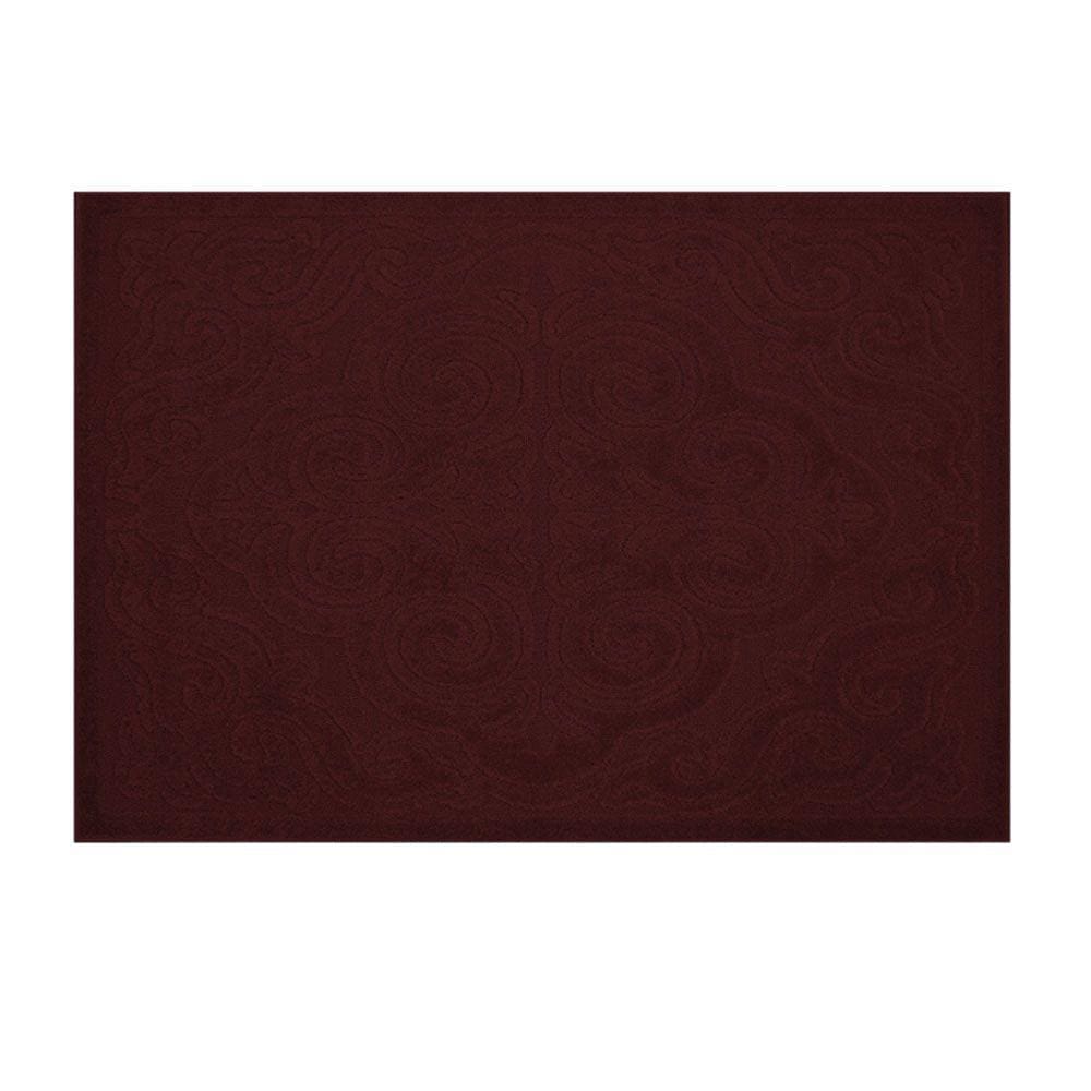 Tapete J Serrano Realce Royal 1,00m x 1,50m Vermelho