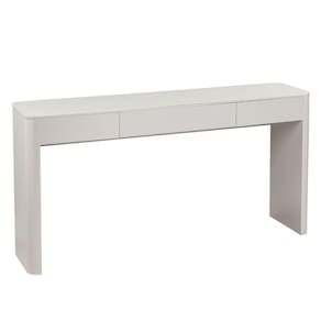 Aparador Luxemburgo Univ 150 Cm Tampo De Madeira Com Laca Off White Acetinado