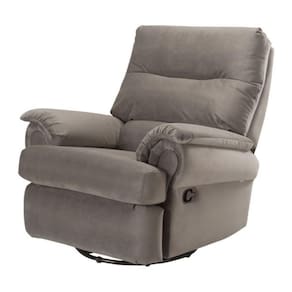 Poltrona Reclinável Mh-1217 Herval Estofada Sem Massageador Veludo Cappuccino B