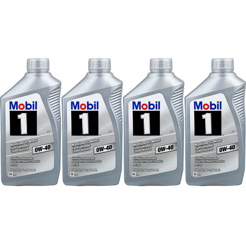 Kit 4 Oleo Mobil 1 0w40 946ML BMW Audi MB Porsche