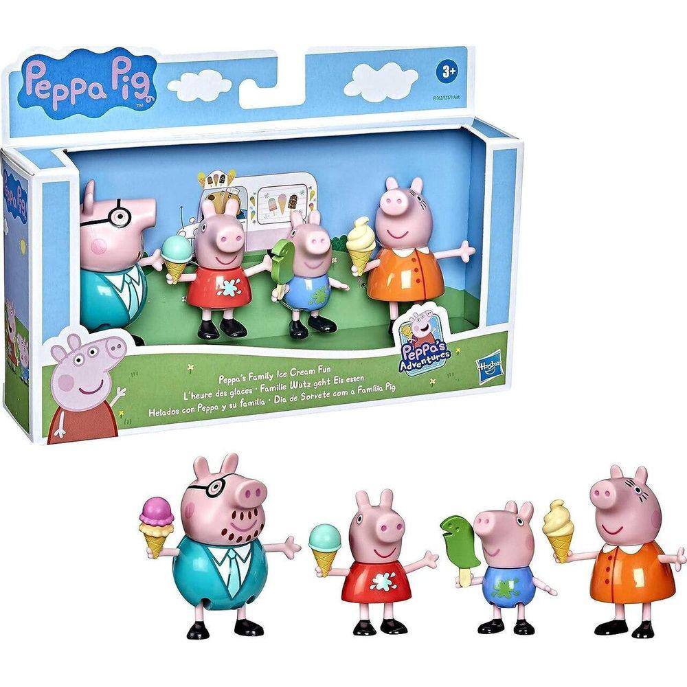 Mini Figuras e Veículo - Peppa Pig - Motorhome da Família - Hasbro