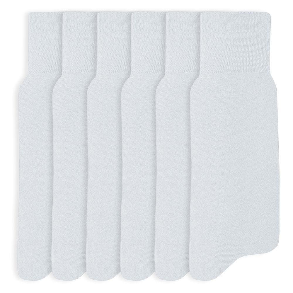 Kit 6 Meias Mash Social Cano Longo Algodão Lisa Masculina 231.05