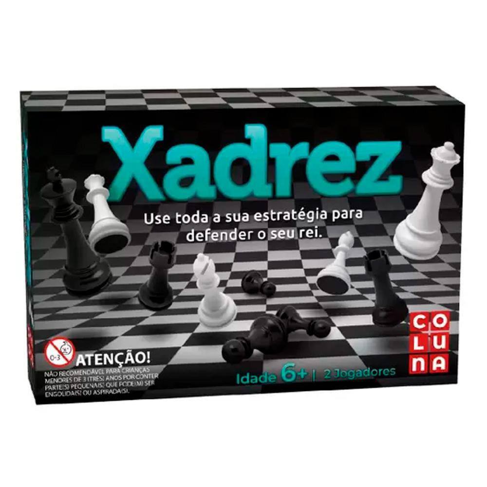 Jogo de Xadrez Rei Tamanho Real 5.4cm Pais E Filhos