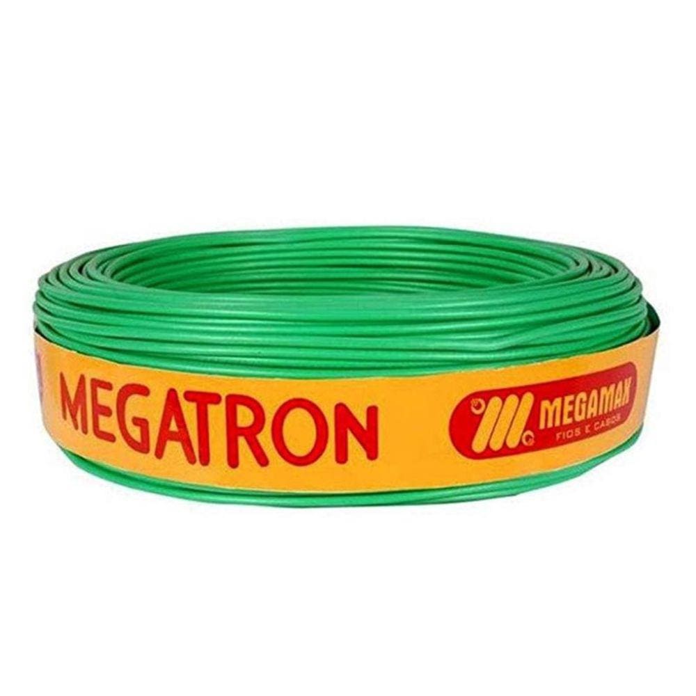 Cabo Flexivel 750V 1,5mm Verde Rolo 100 Metros Megatron