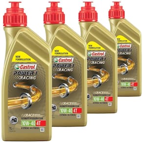 4 Óleo 10w40 Power 1 Racing Castrol Kasinski Kawasaki Suzuki