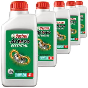 5 Óleo Mineral 10w30 Actevo Essential Castrol Honda