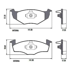 Kit Pastilha Disco Freio Voyage 2012 A 2020 Diant Vent Bosch