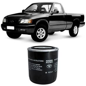 Filtro Óleo Chevrolet S10 2.5 96 A 2000 Mann