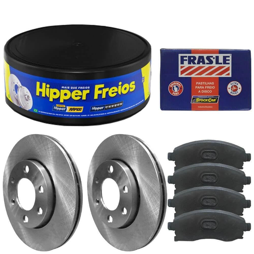 Kit Pastilha Disco Freio Pajero 2006 A 2011 Diant Ventilado