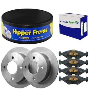 Kit Pastilha Disco Freio Gol G1 2.0 89 A 94 Dianteiro Sólido