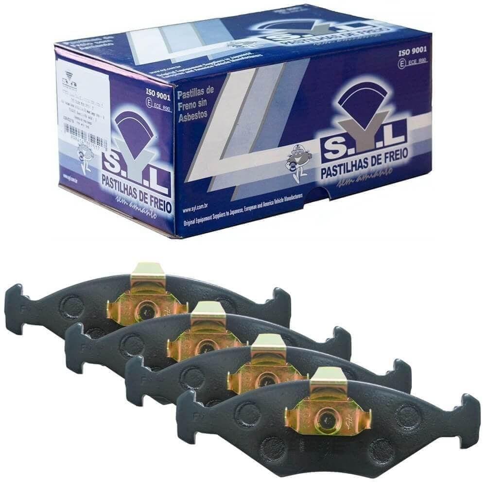 Kit Pastilha Freio Dianteira Saveiro 2009 A 2018 Teves Syl