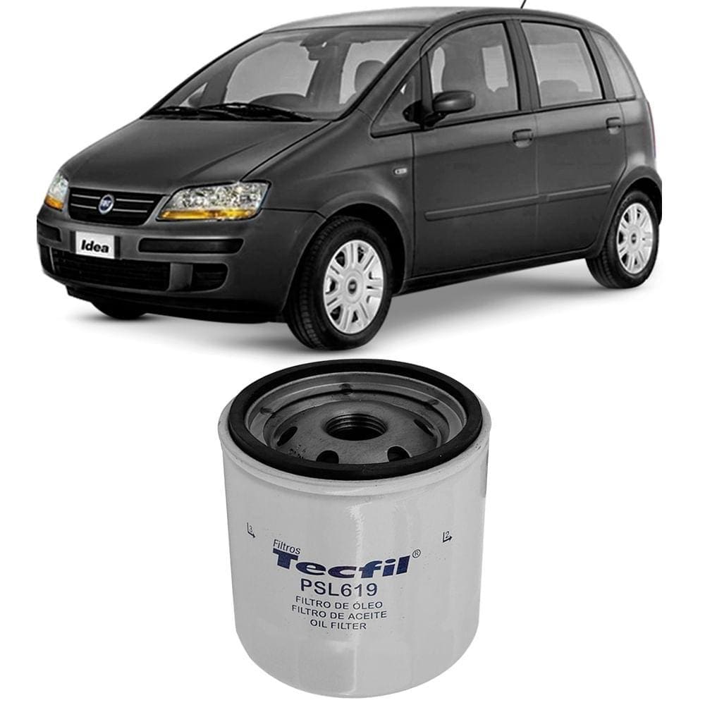 Filtro Óleo Fiat Idea 1.8 8v 2005 A 2010 Tecfil