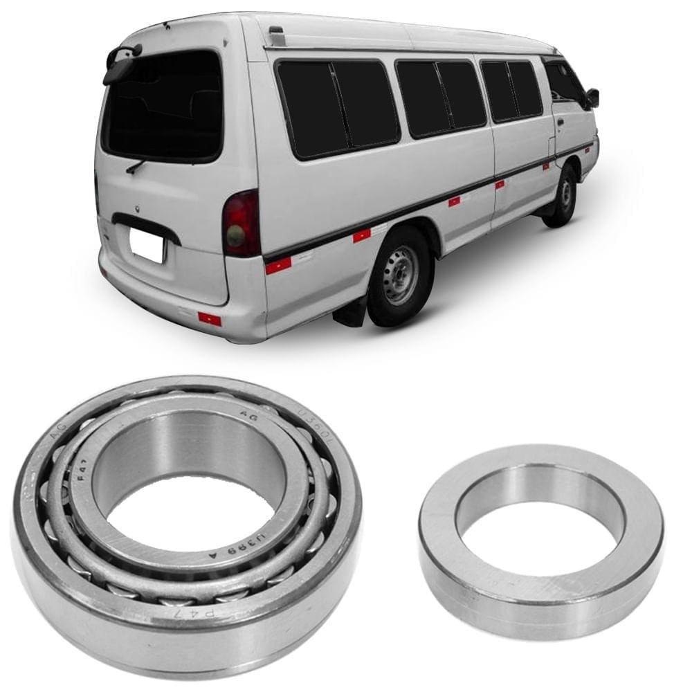 Rolamento Roda Hyundai H-100 94 A 2004 Traseiro Sem Abs Skf