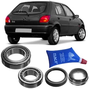 Kit Rolamento Roda Ford Fiesta 95 A 2002 Traseiro S/abs Skf