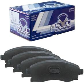 Kit Pastilha Freio Sportage 2005 A 2010 Traseira Mando Syl