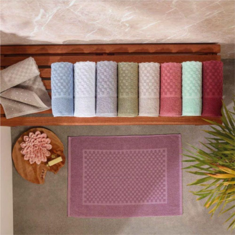 Piso Felpudo Jacquard Dianneli 480g/m² - Antiderrapante