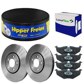 Kit Pastilha Disco Freio Passat 94 A 96 Diant Vent Bosch