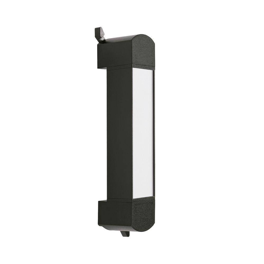 Luminária Led Difusa Preta P/Trilho 10W 3000K Bivolt 33,5cm