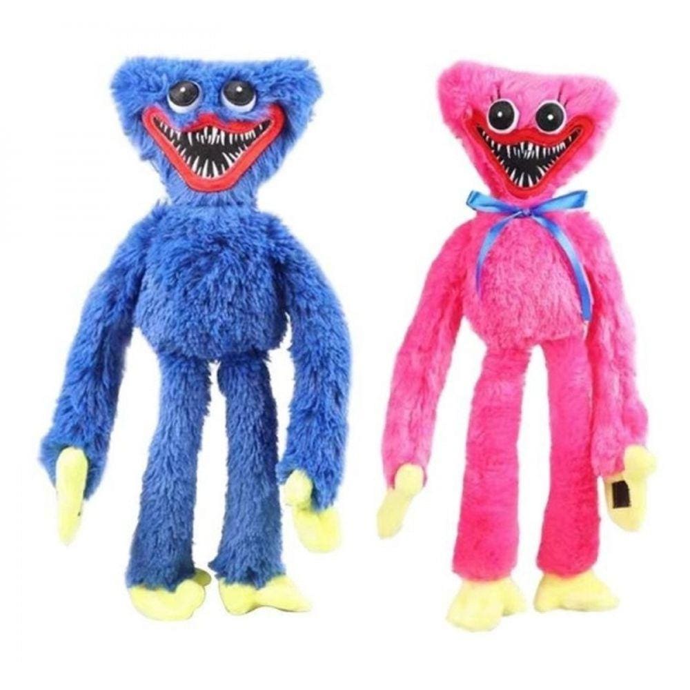 Huggy Wuggy Brasil Pelucia Azul Boneco Playtime Pop Time - Loja