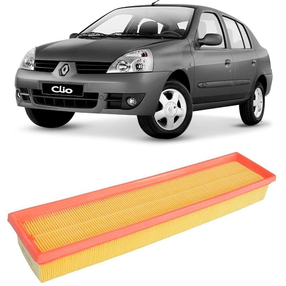 Filtro Ar Renault Clio 1.0 16v 2005 A 2012 Tecfil