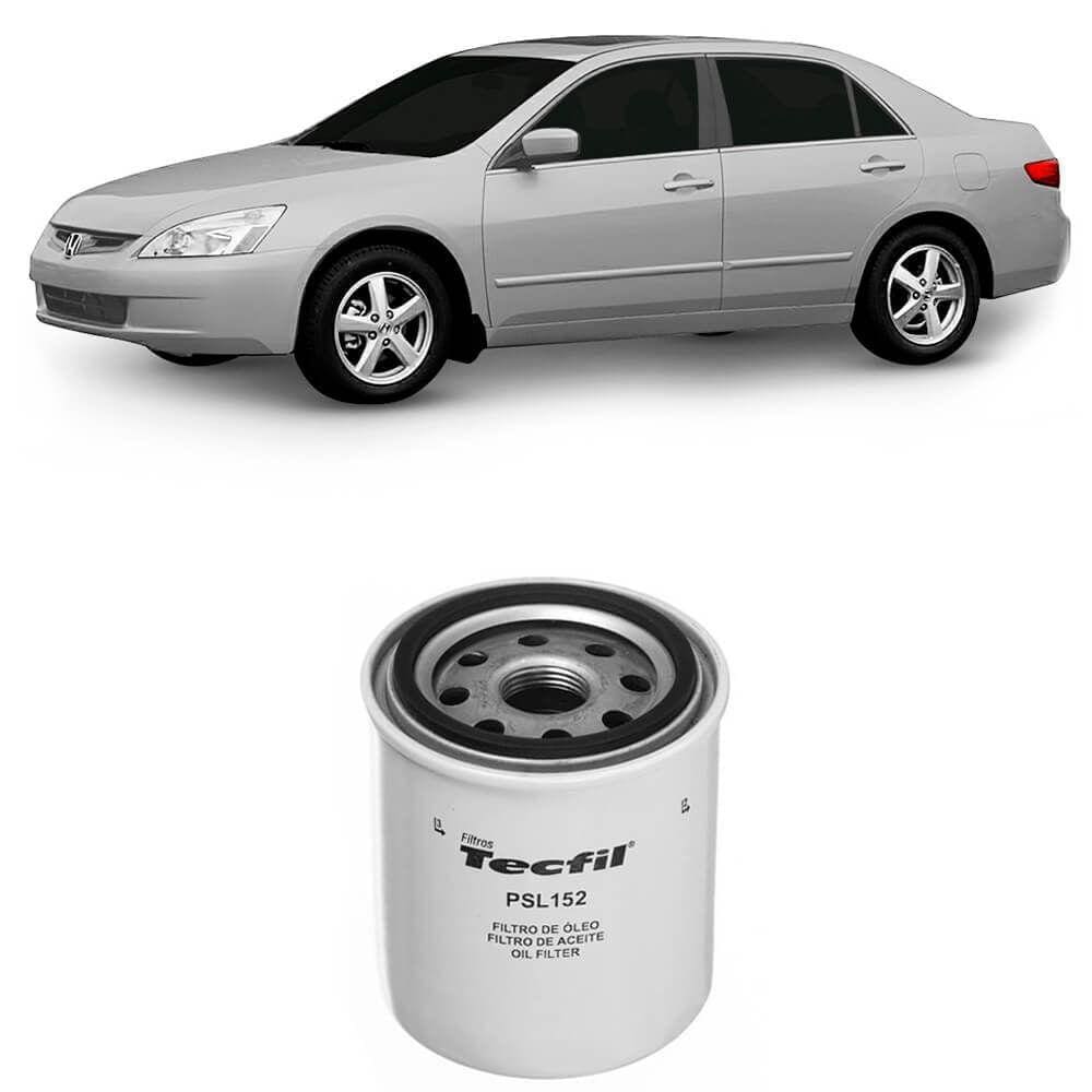 Filtro Óleo Honda Accord 2.3 16v 92 A 2005 Tecfil