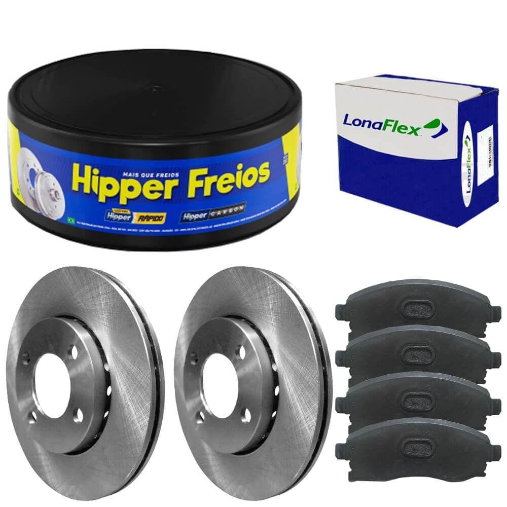 Kit Pastilha Disco Montana 1.4 2008 A 2010 Dianteiro Vent