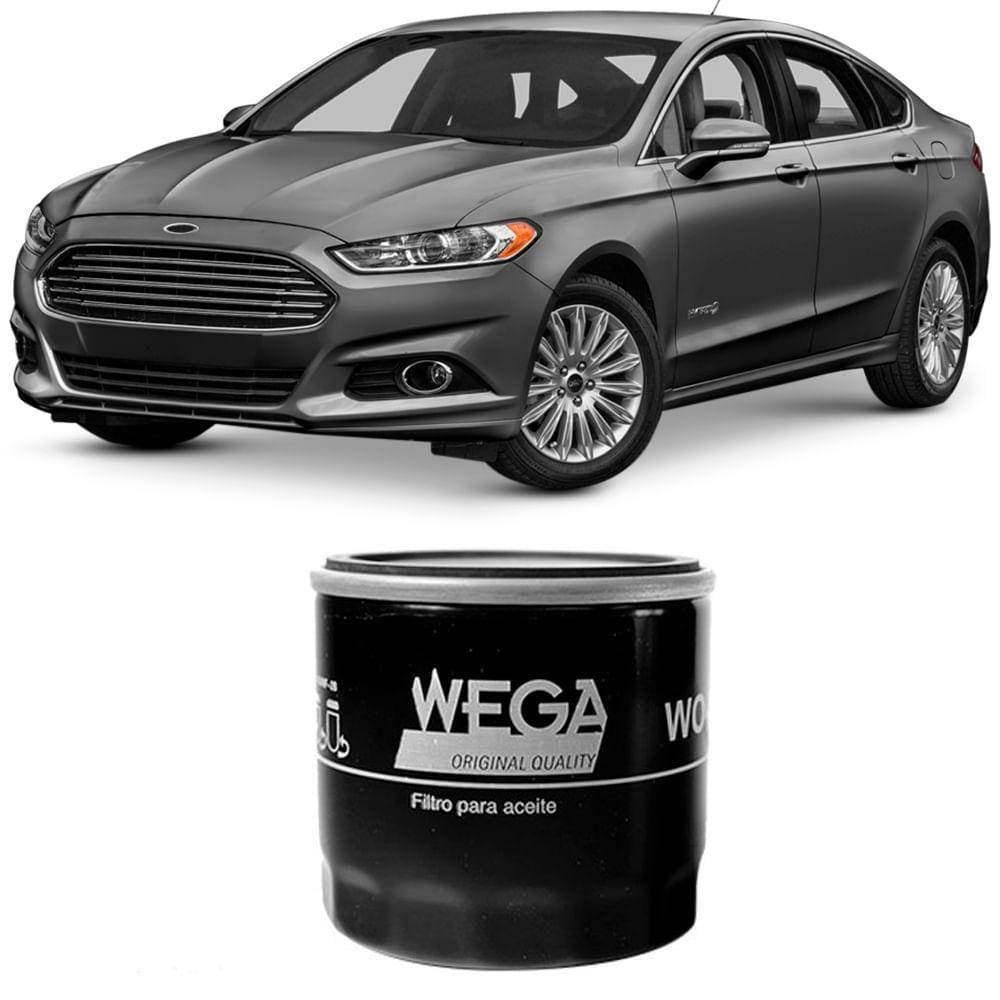 Filtro Óleo Ford Fusion 2.5 2016 A 2017 Wega