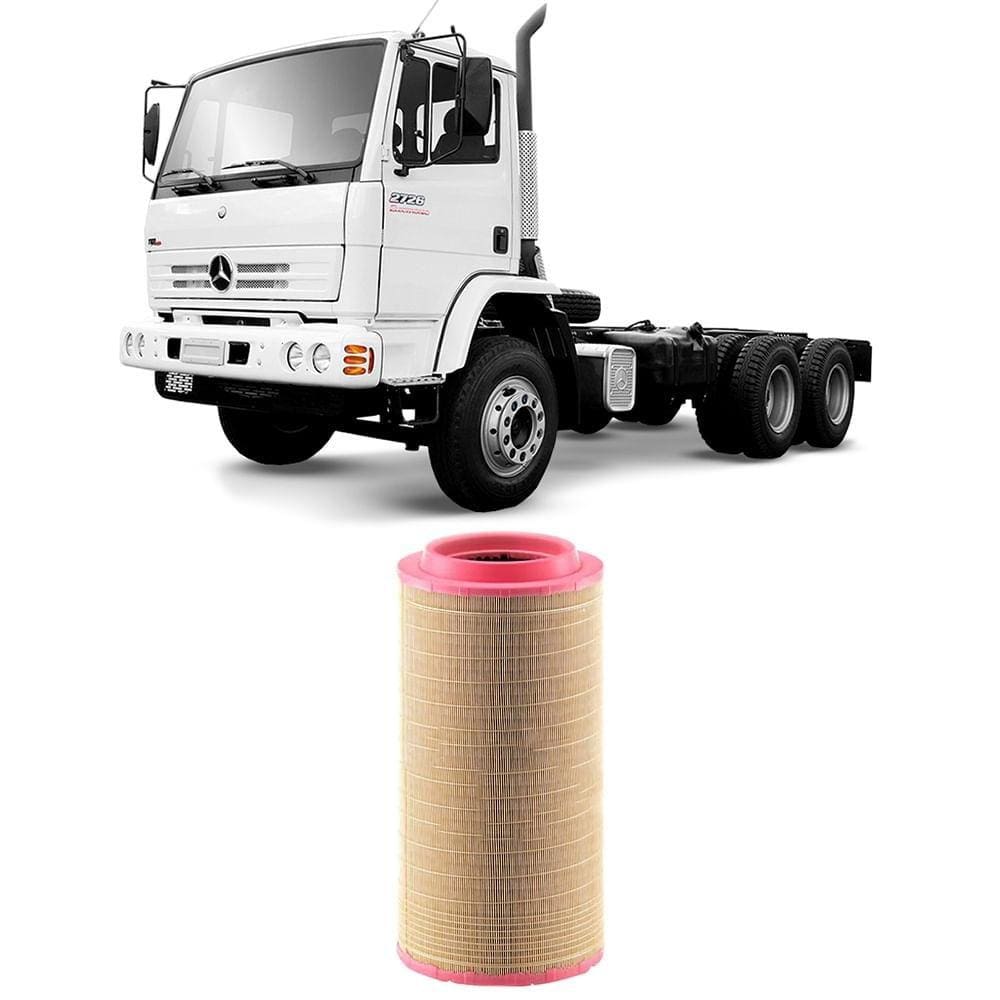 Filtro Ar Mercedes Benz 2726 Om 906 La 2008 A 2011 Mann