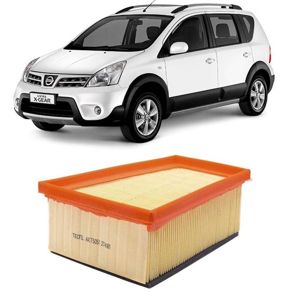 Filtro Ar Nissan Livina 2010 A 2014 Tecfil