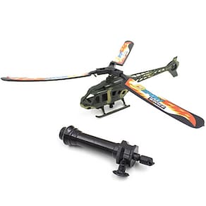 Helicoptero De Brinquedo Que Voa Lançador Puxa Corda