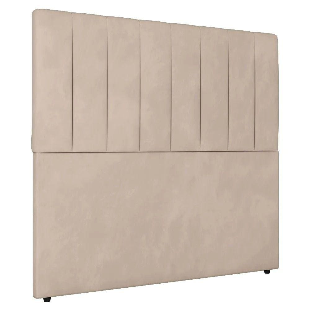 Cabeceira Cama Box Solteiro Ivana 90cm Veludo - Desk Design