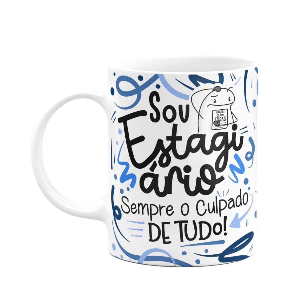 Caneca Flork Profissões - Sou estagiário
