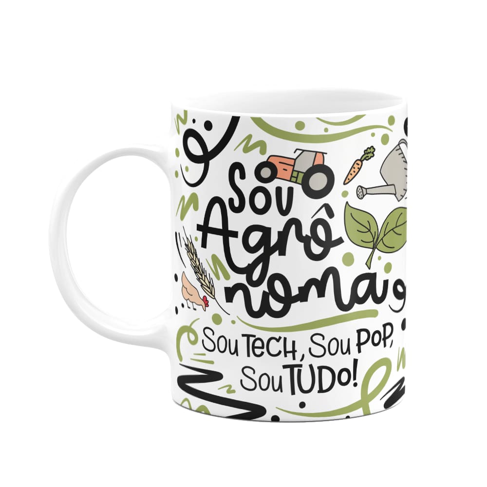 Caneca Profissões - Sou agrônoma
