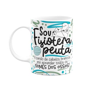 Caneca Flork Profissões - Sou fisioterapeuta