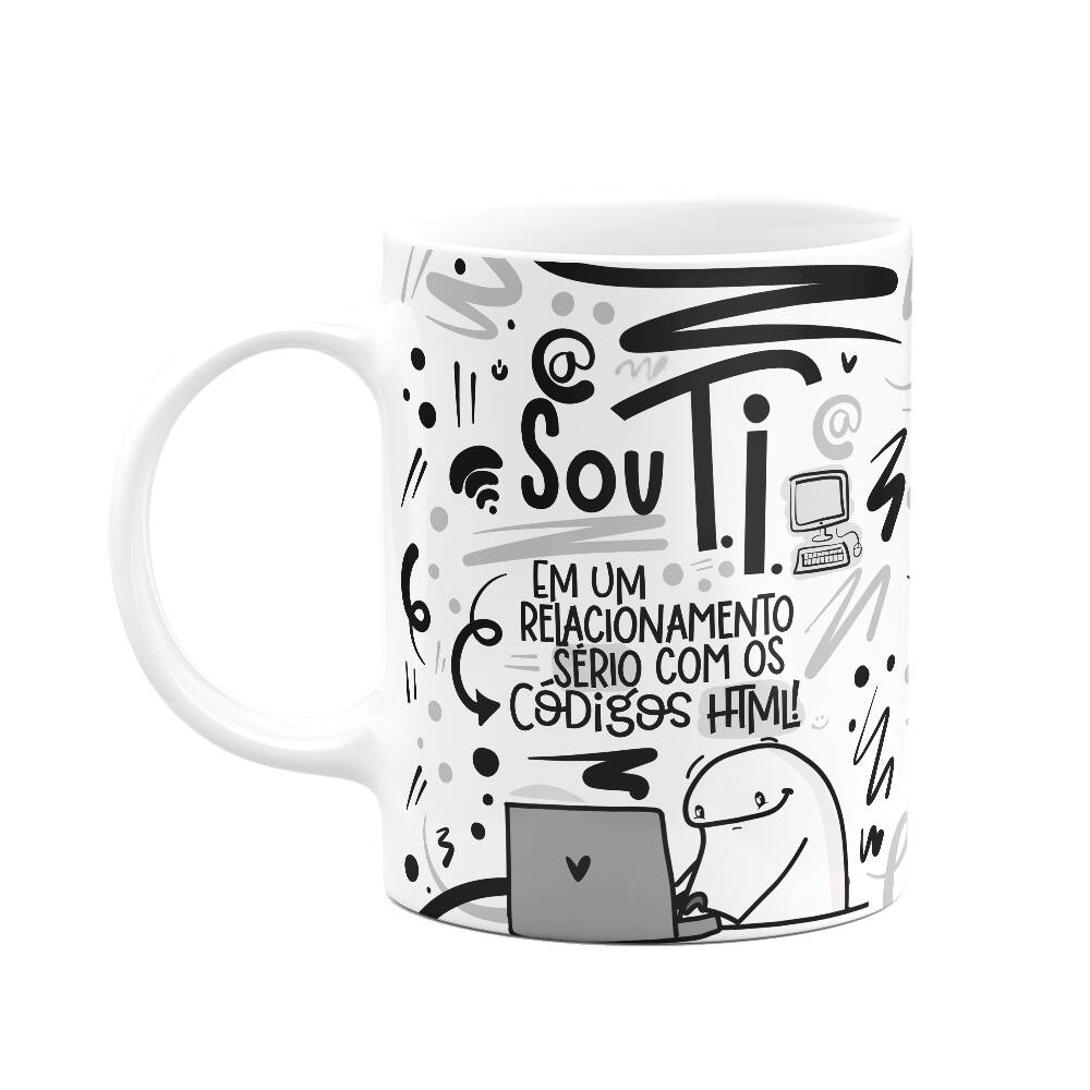 Caneca Flork Profissões - Sou Tecnologia da Informação
