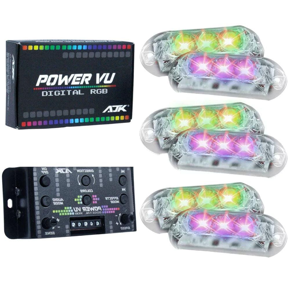 Central AJK Power VU RGB + 6 Faróis RGB AJK 6W