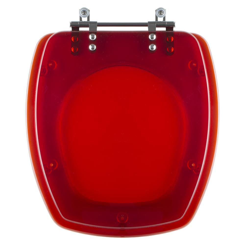 Assento Sanitario Thema Vermelho Translucido p/ vaso Incepa