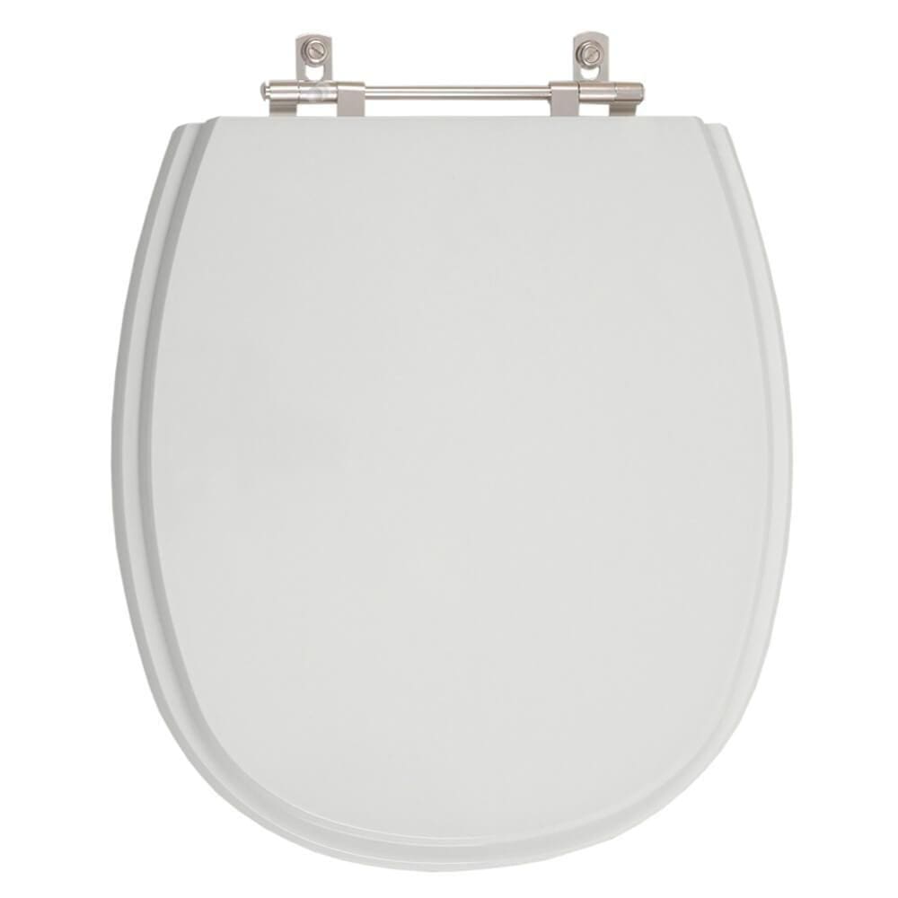 Assento Sanitário Poliester Aspen Cinza Real para vaso Deca