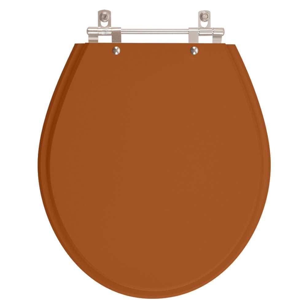 Assento Sanitário Carina Caramelo Para Louça Ideal Standard